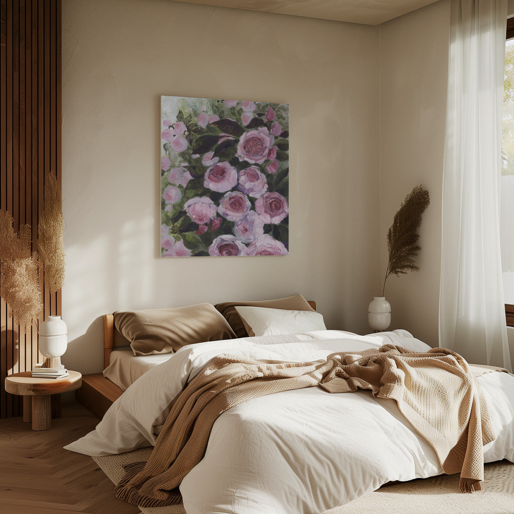 Aurorie painterly roses | Canvas