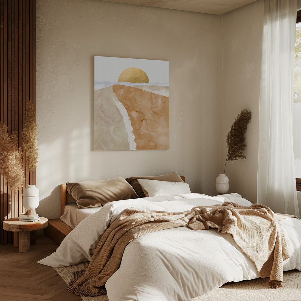 Gold sand dune | Canvas