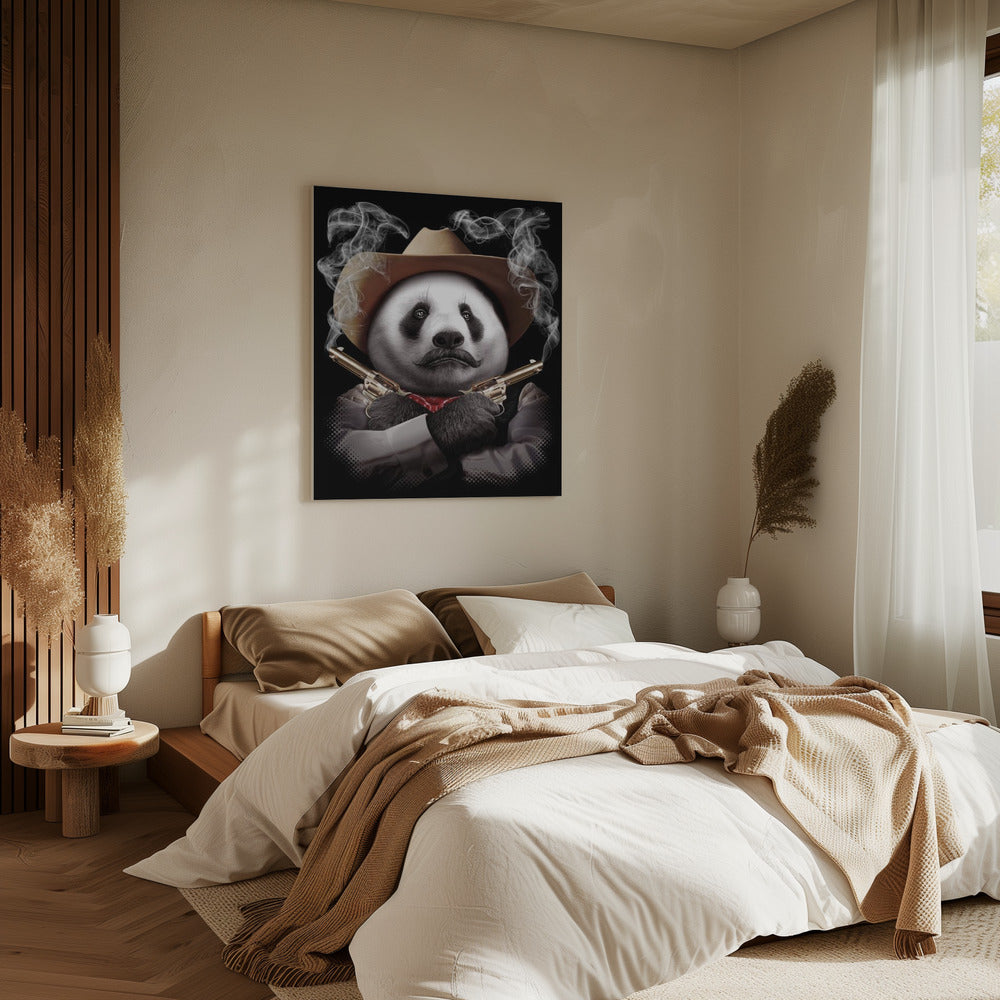 panda crossgun | Canvas