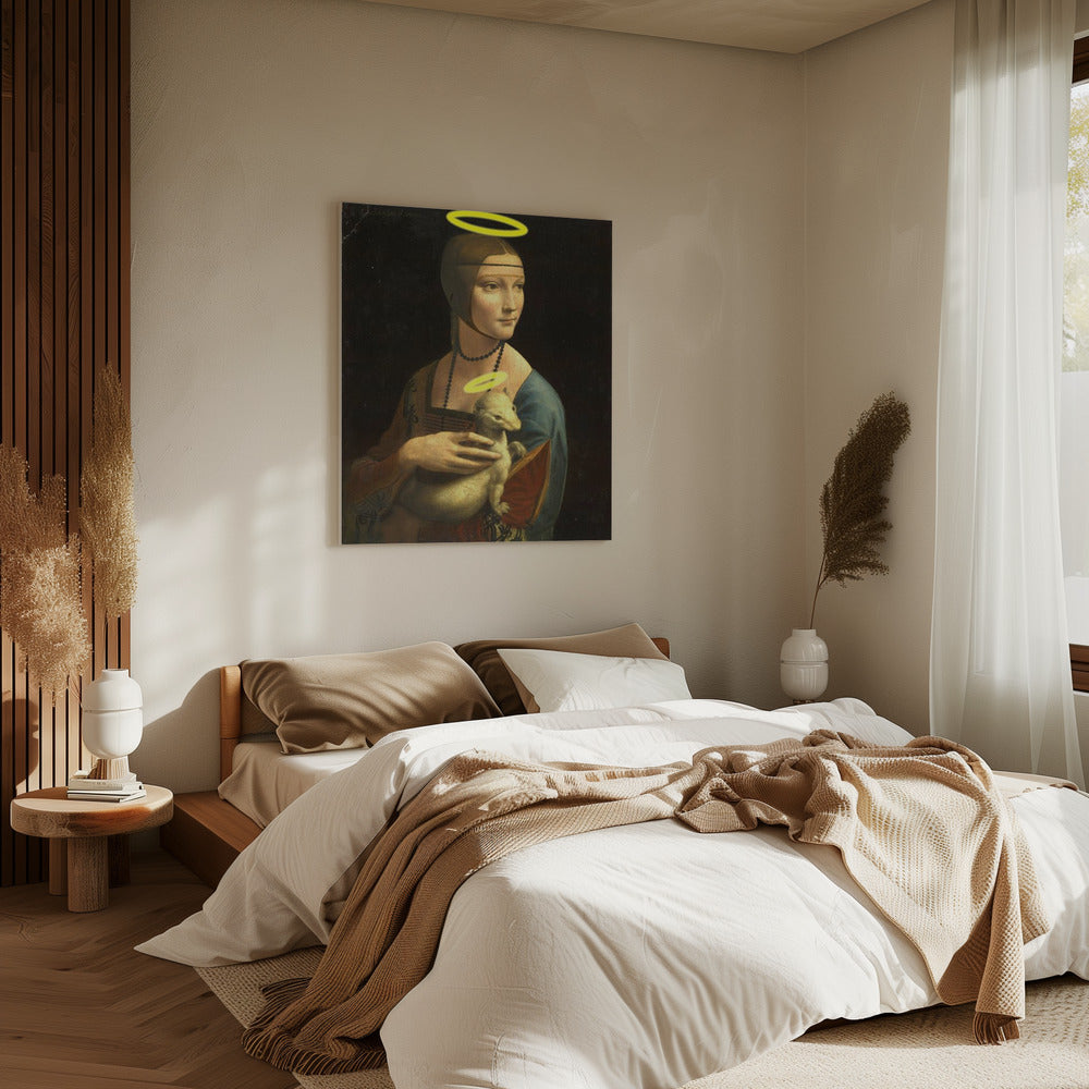 Lady with a halo | Canvas