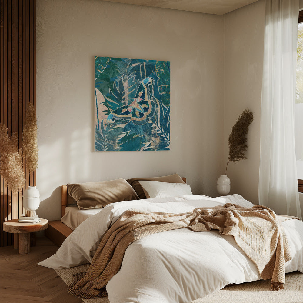 Moth in the rainforest | Canvas