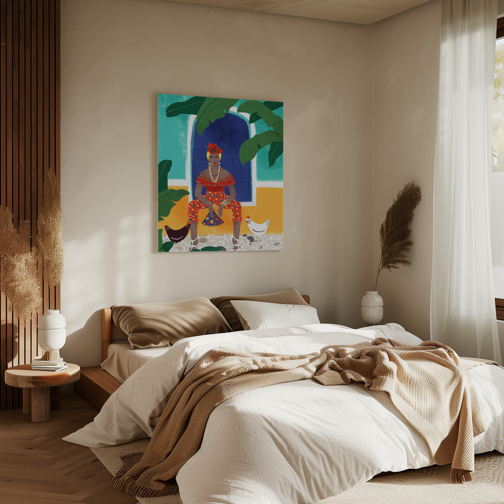 Femm au cigare | Canvas