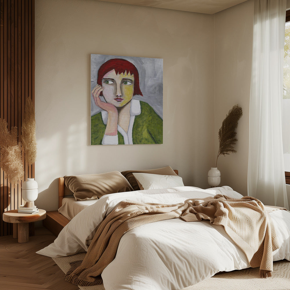 Thinking Lady | Canvas