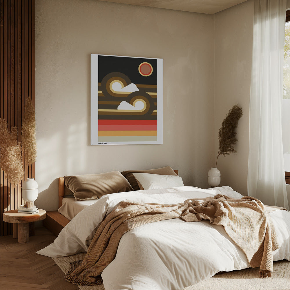 Ride The Wave Sunset | Canvas