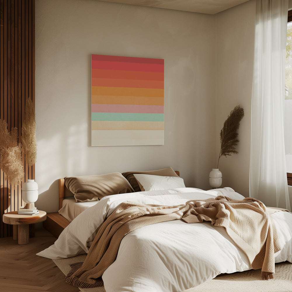 Rainbow Chevrons | Canvas