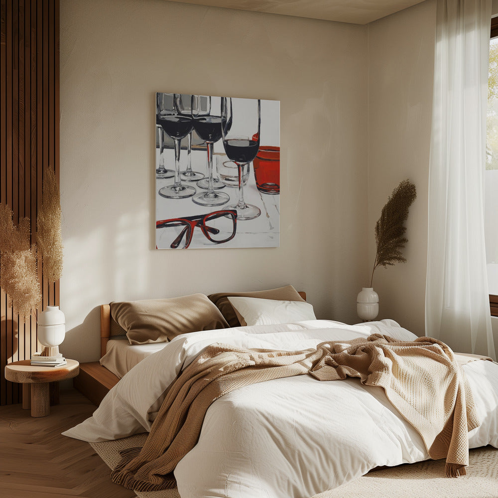 Wine &amp; Reflection | Canvas