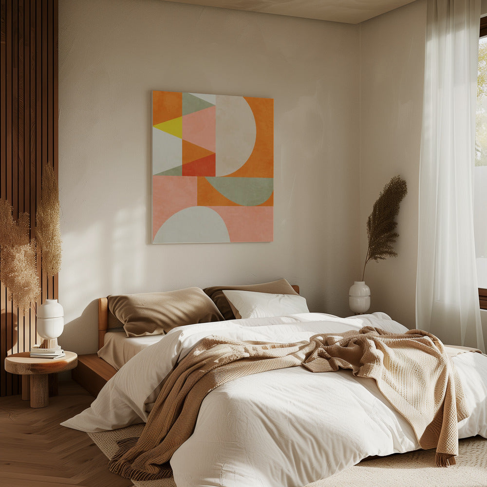 Summer Circles22 4 V | Canvas