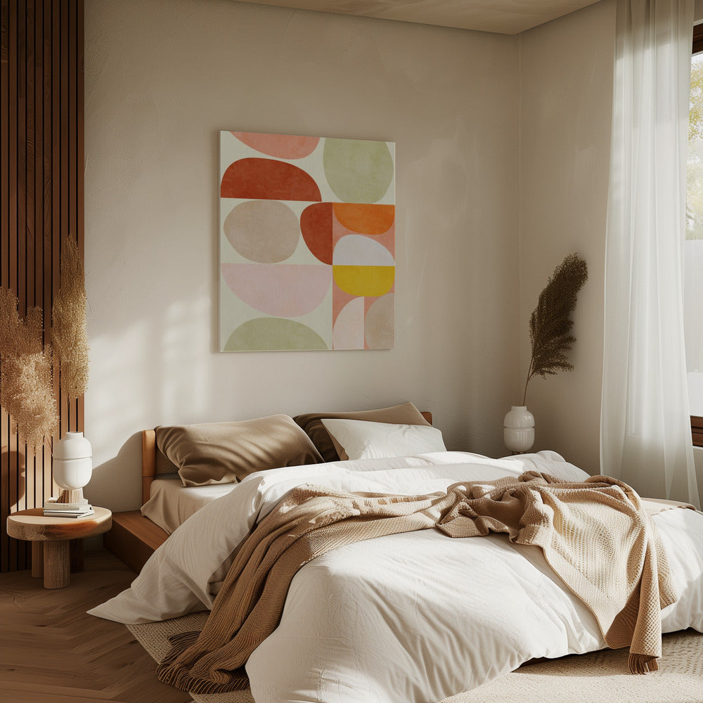 Pastel Geometry | Canvas