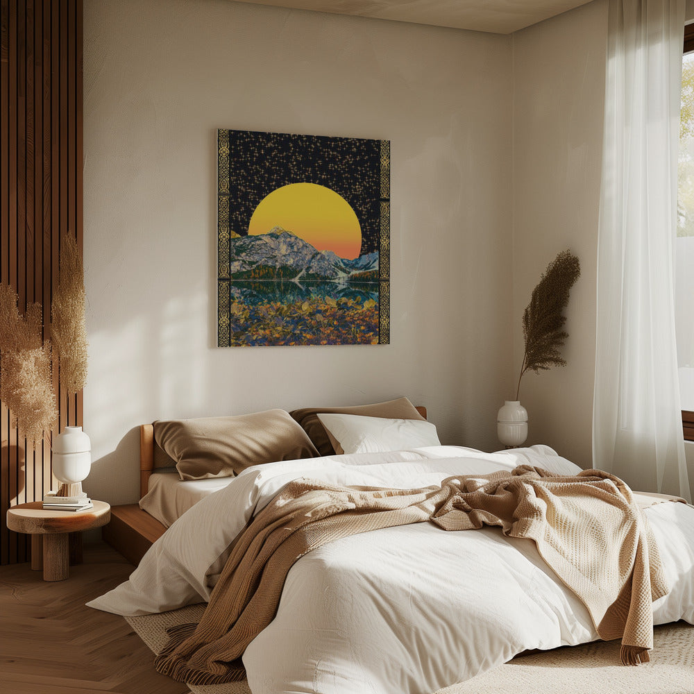 Moon &amp; Stars | Canvas