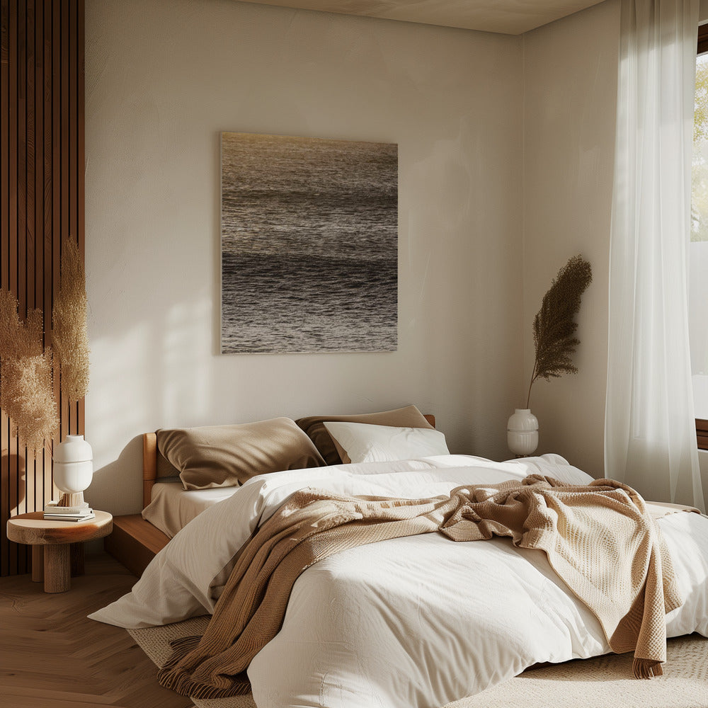 Golden Tide Ripples | Canvas