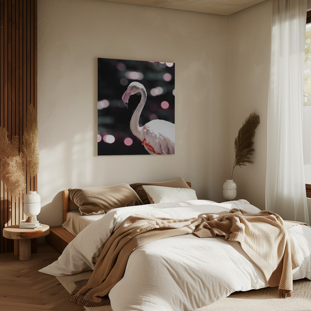 Flamingo Elegance | Canvas