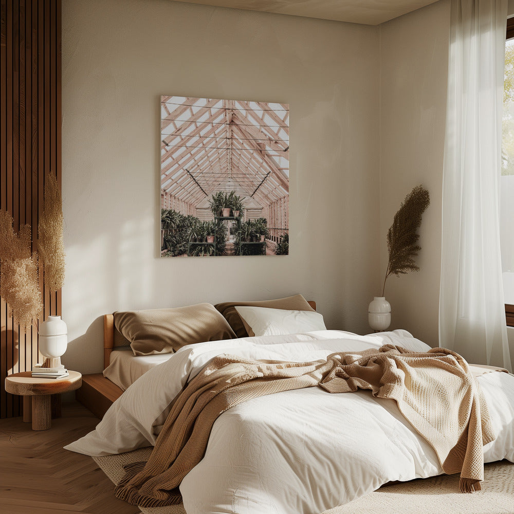 Serene Greenhouse | Canvas