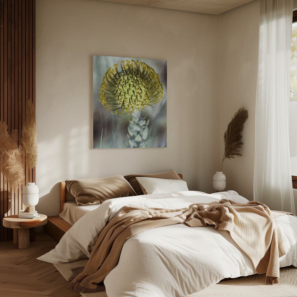 Golden Bloom Burst | Canvas