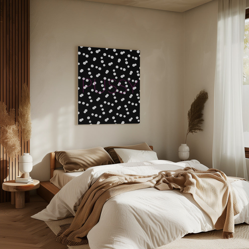 Monochrome Dotscape | Canvas