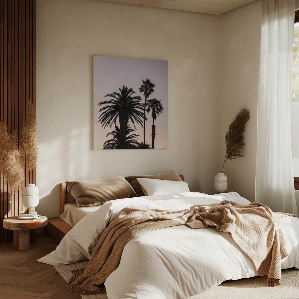 Silhouette of Palm Trees | Canvas