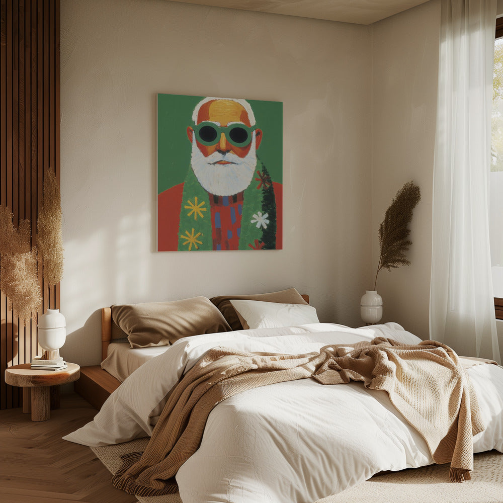 Sunny Santa Style | Canvas