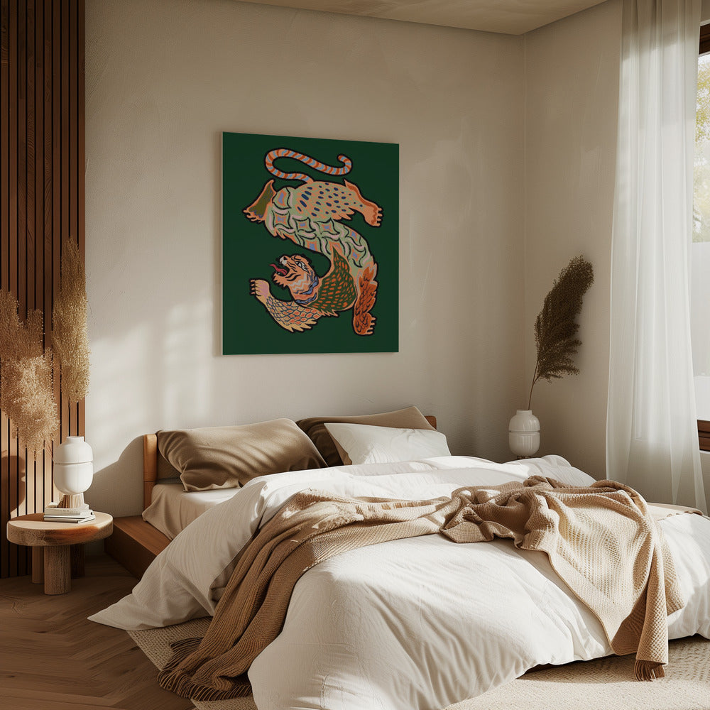 Asiantiger Green | Canvas