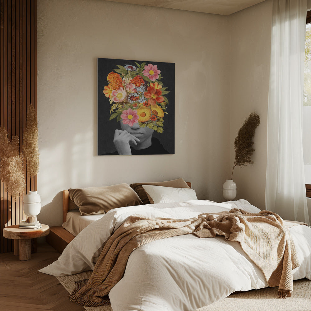 Colourful Vintage Bouquet | Canvas