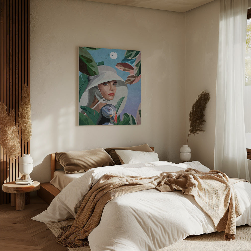 Puffin Dreamscape | Canvas