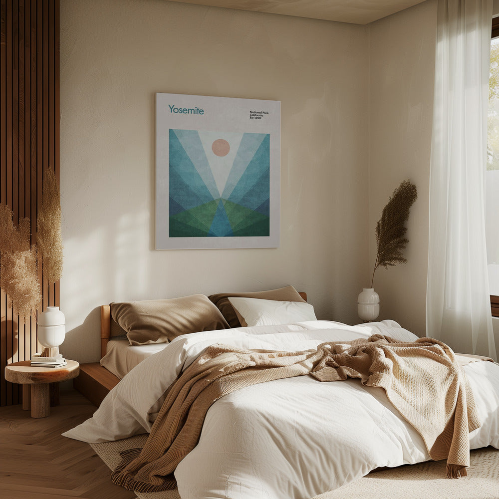 Geometric Sunrise | Canvas
