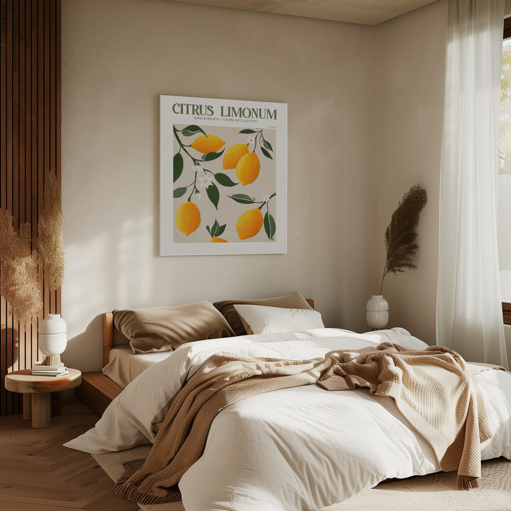 Golden Citrus Delight | Canvas