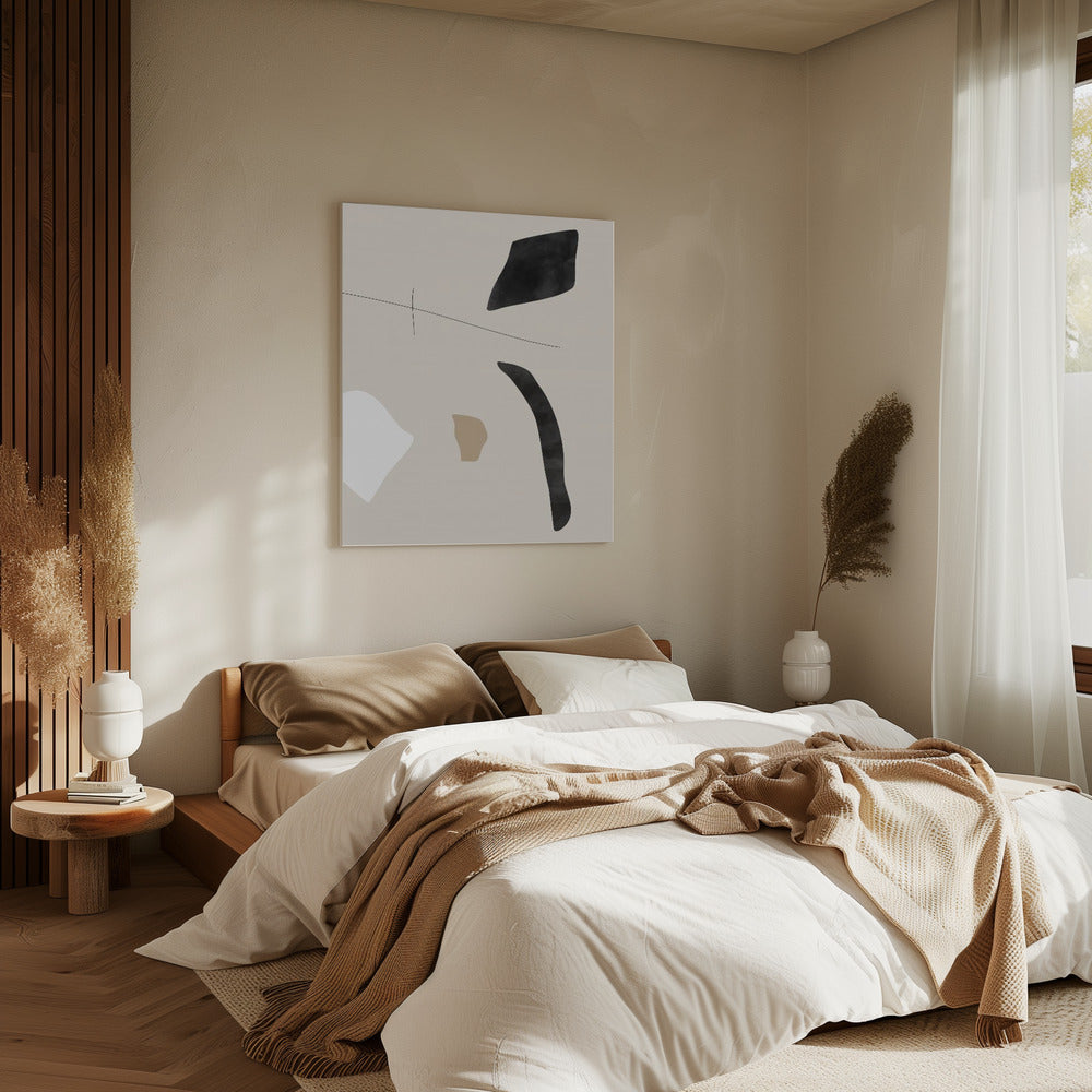 Graphic Shapes and Lines Poster | Canvas