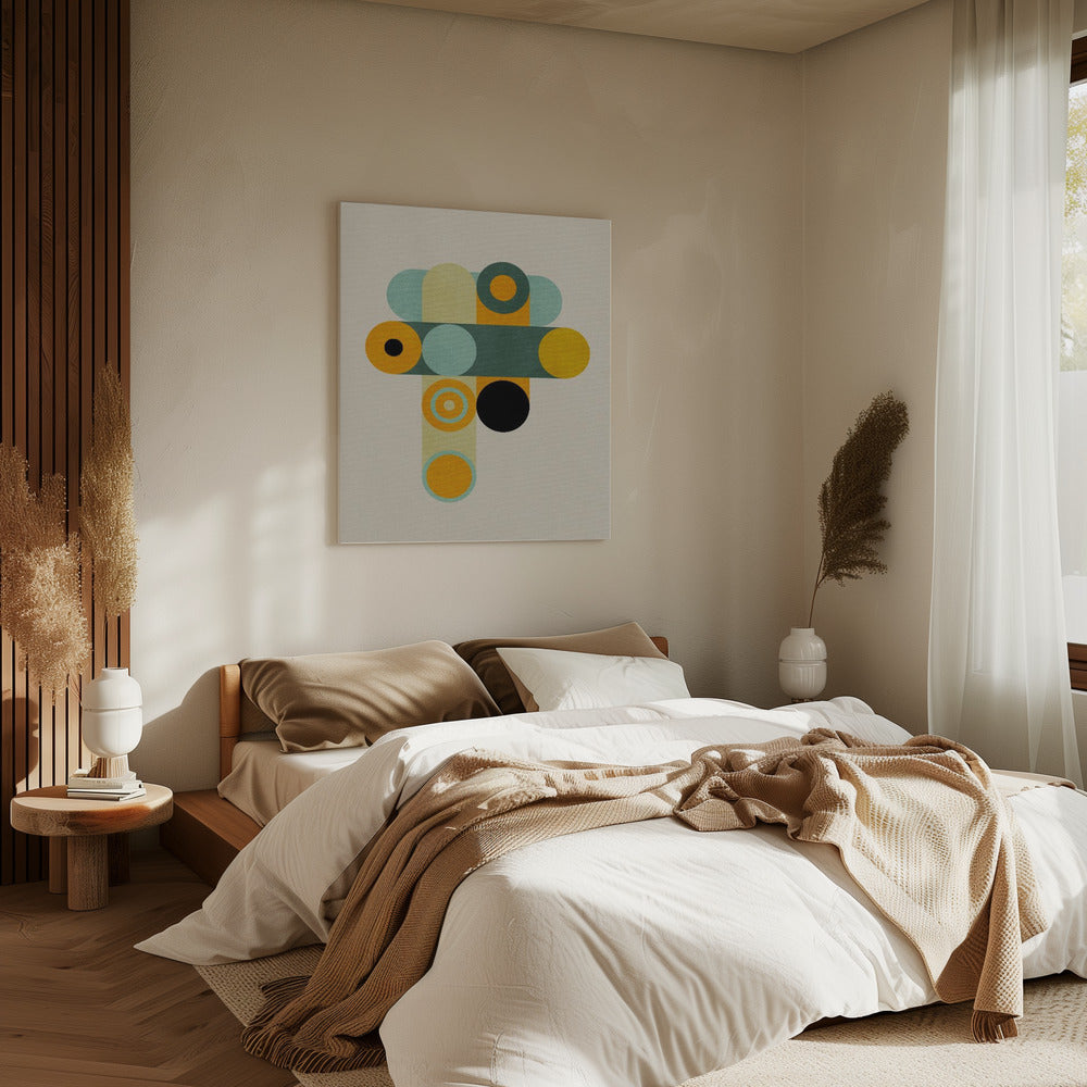 Rainbow Plus Shapes9 | Canvas