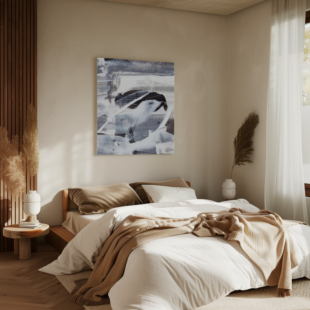 Monochrome Brushstrokes | Canvas