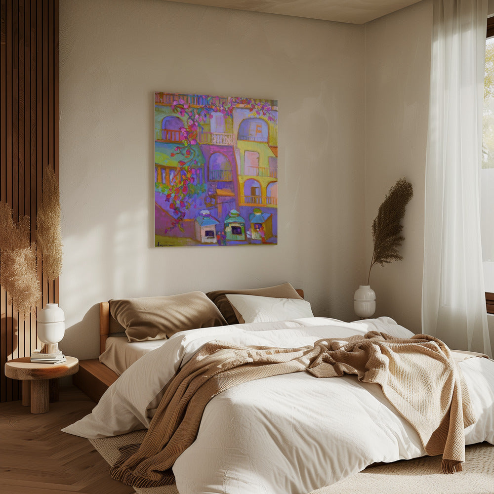 Vibrant Streetscape | Canvas