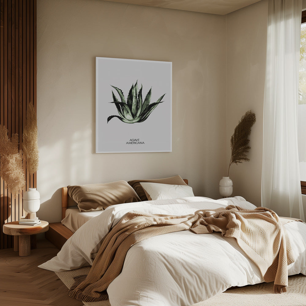 Green Agave Elegance | Canvas
