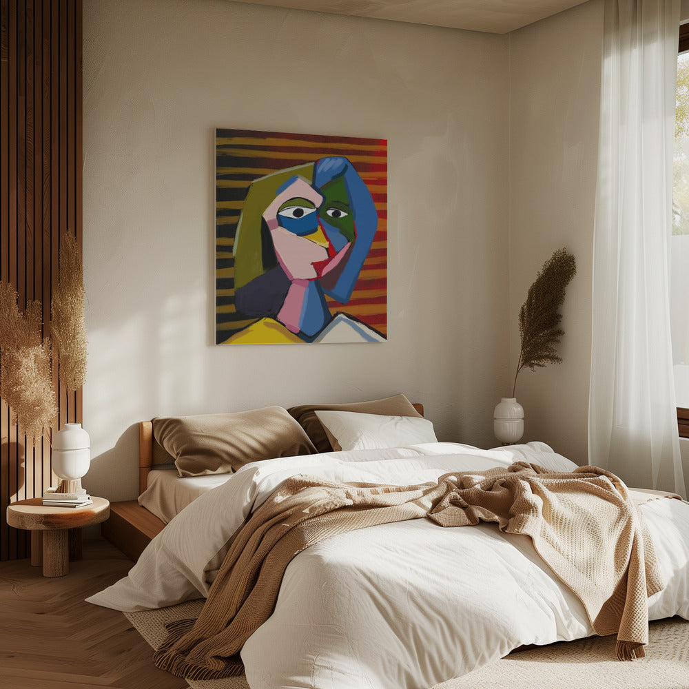 Potrait inspired by picasso | Canvas