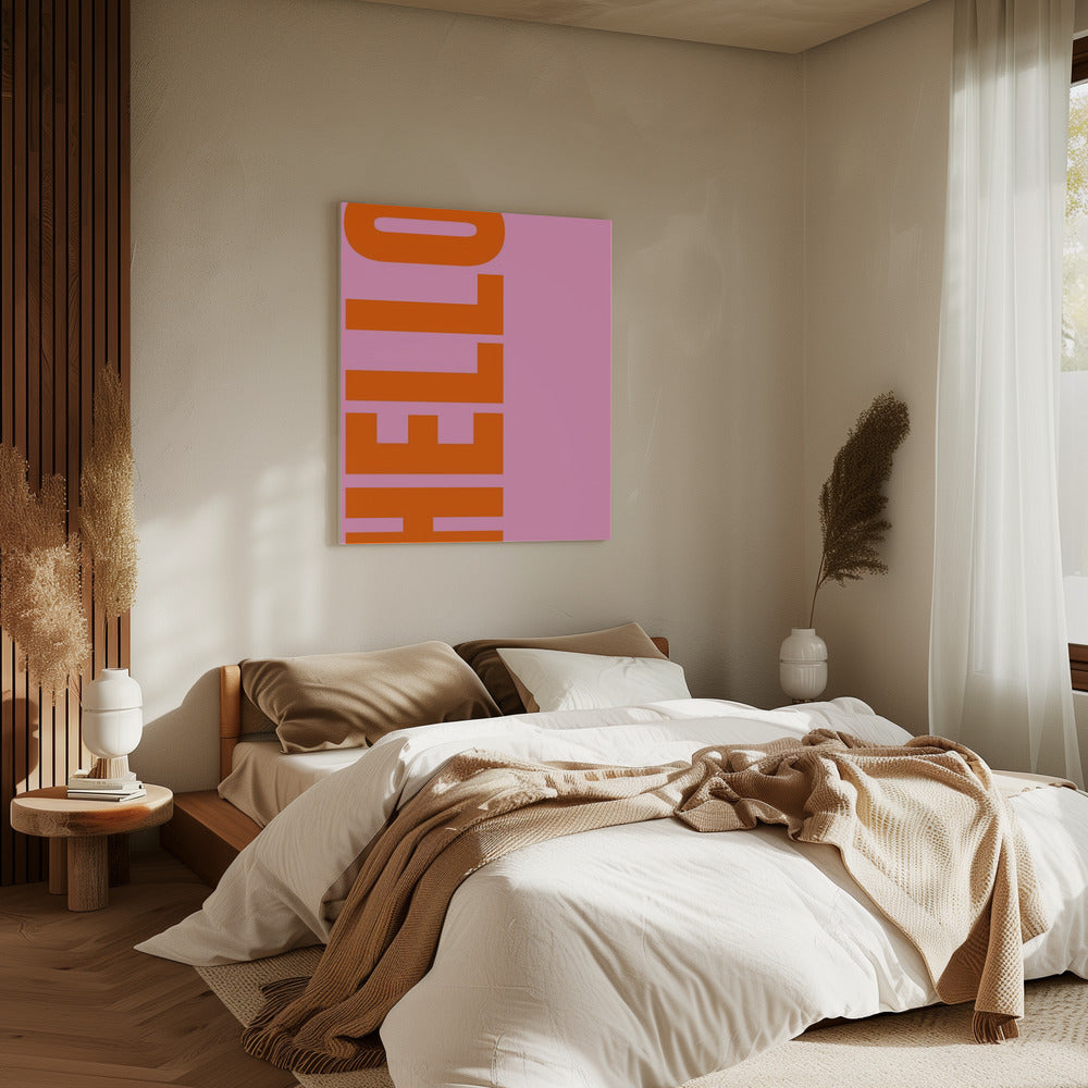 Bold Greeting Burst | Canvas