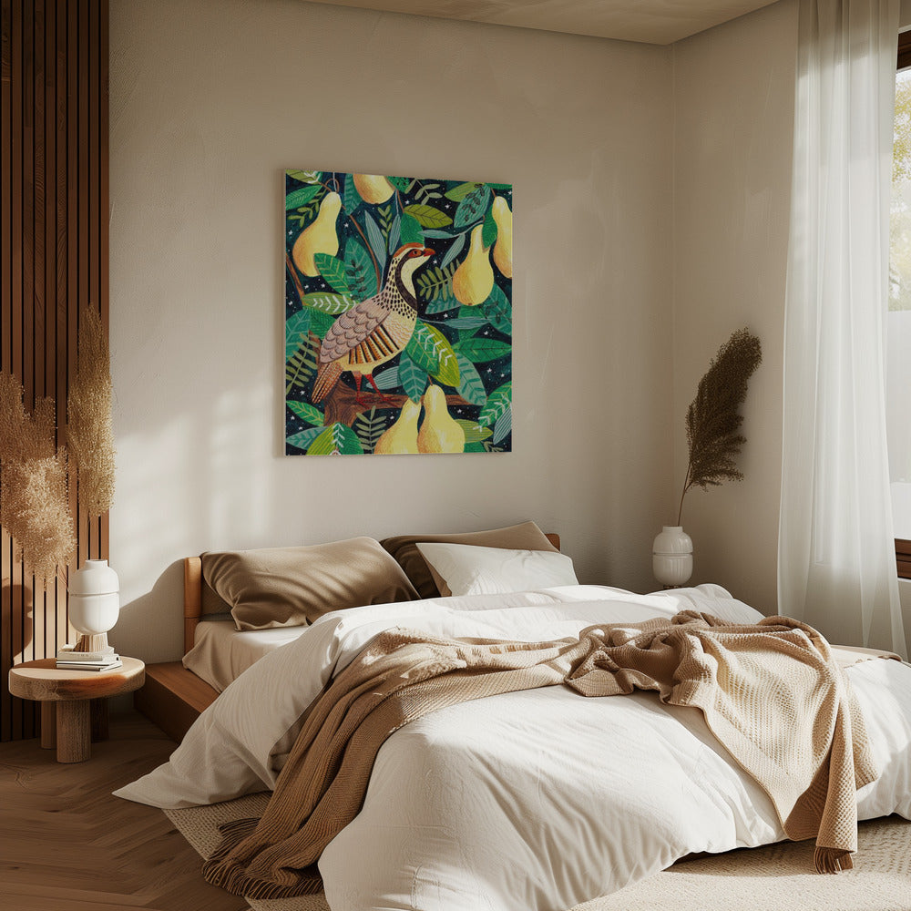 Partridge in a pear tree | Canvas