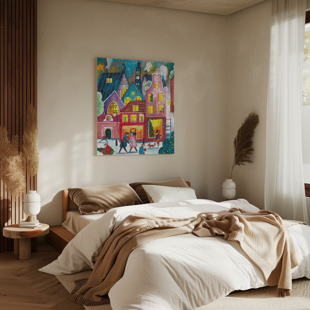 Christmas in Amsterdam | Canvas