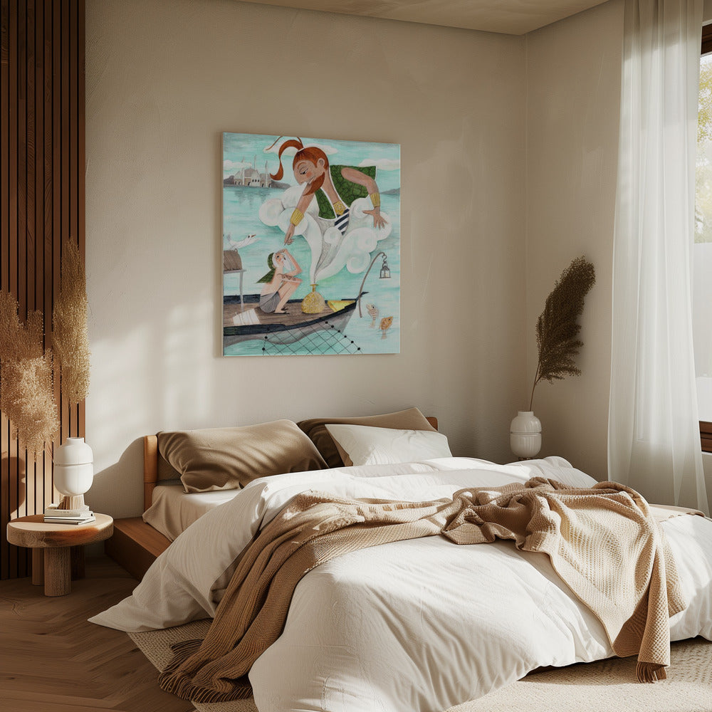 The Fisherman and the Jinni | Canvas