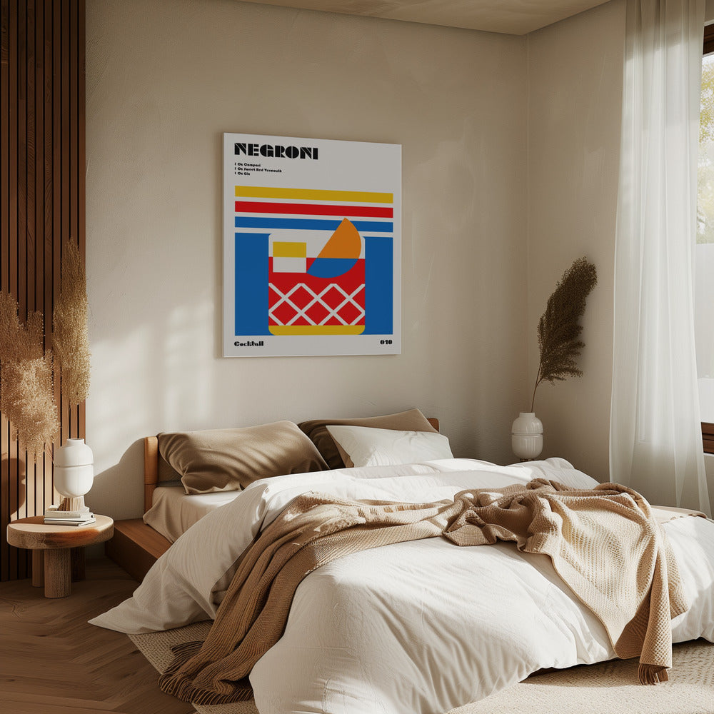 Negroni Bauhaus Cocktail | Canvas