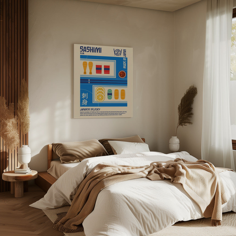 Sashimi Japanese Food Print | Canvas