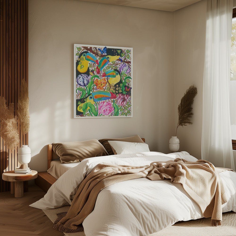 Colorful Toucans | Canvas