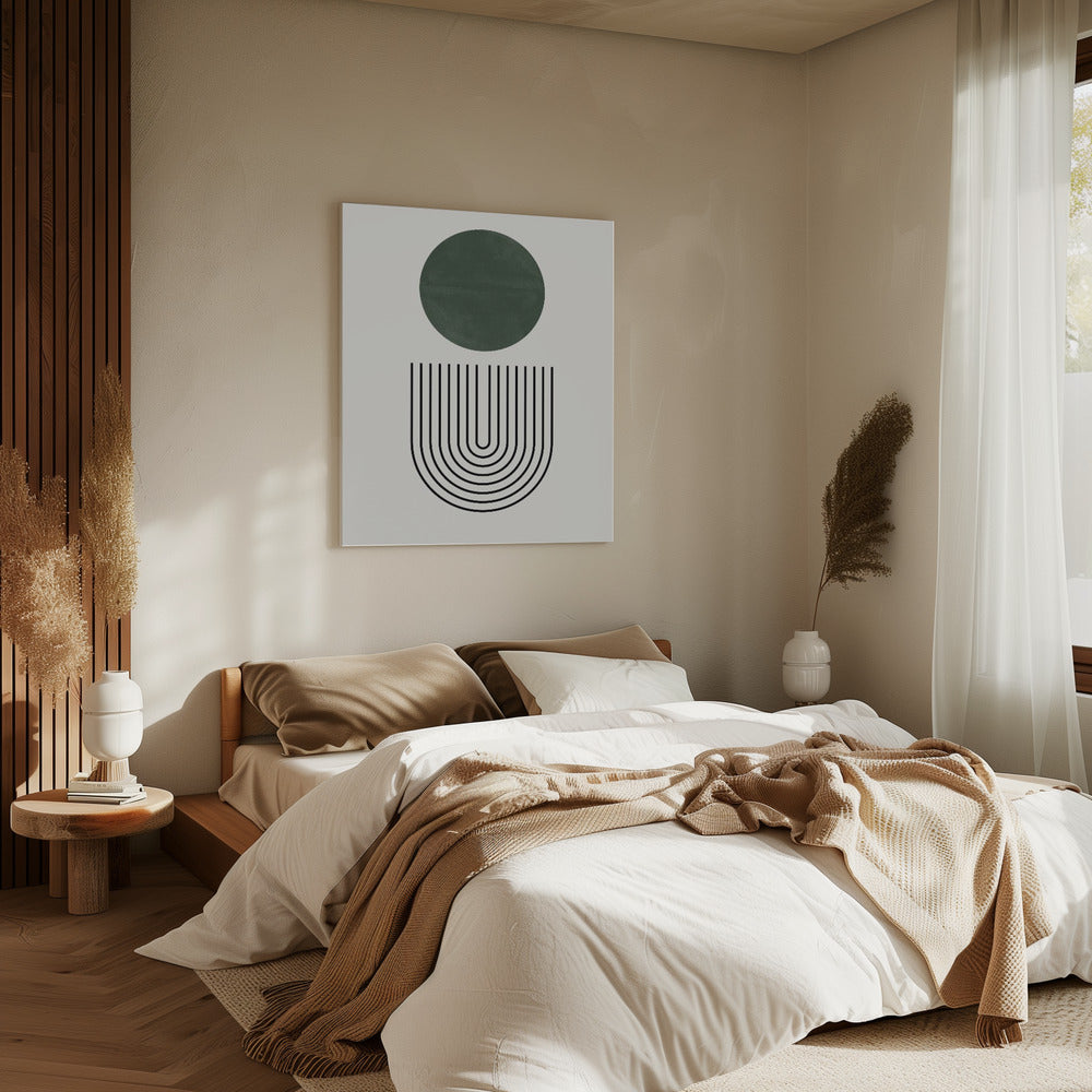 Circle and Lines | Canvas