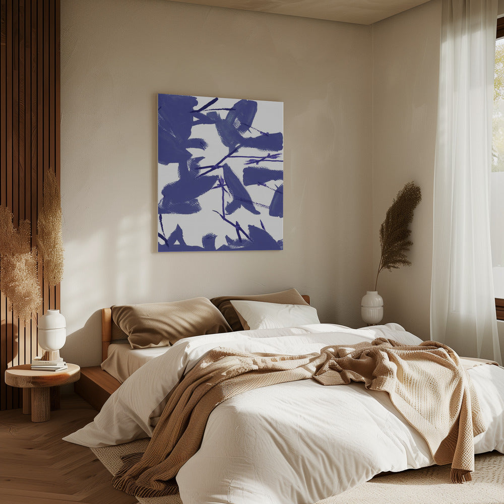 Blue Floral No3 | Canvas