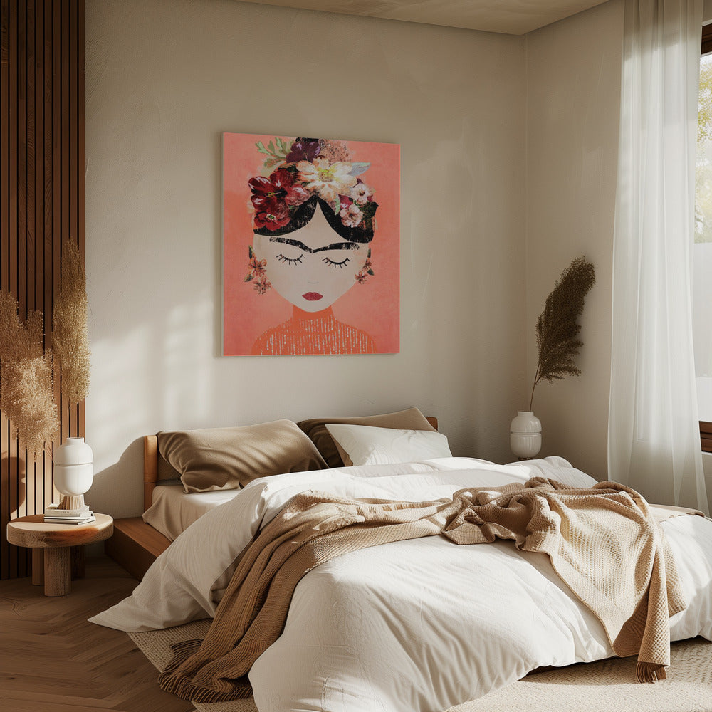 Frida (Peach) | Canvas