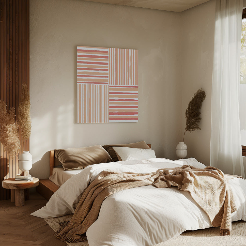 Vertical And Horizontal Stripes | Canvas