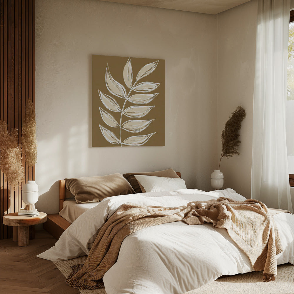 Brown Leaves | Canvas