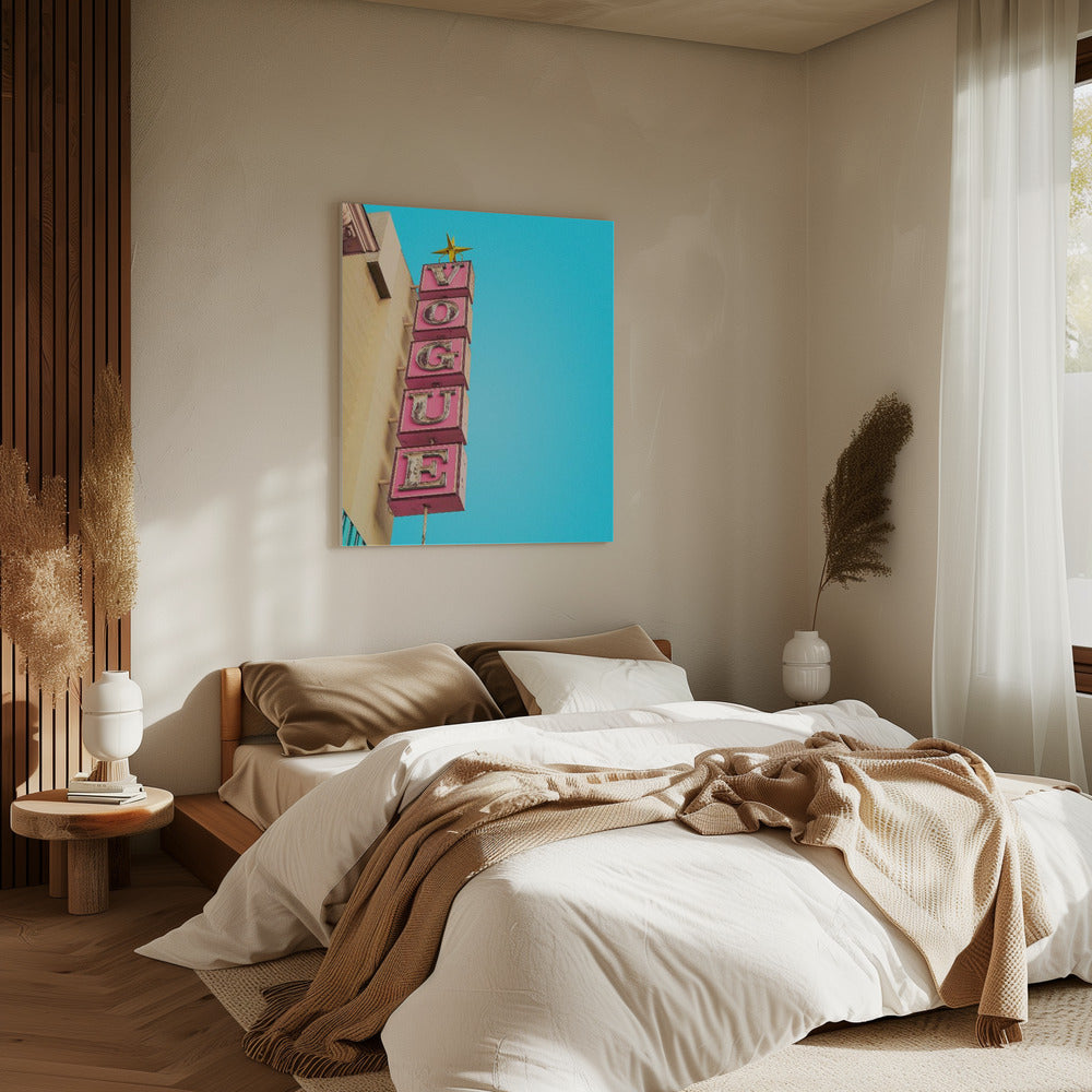 Vogue Theatre Sign in Hollywood | Canvas