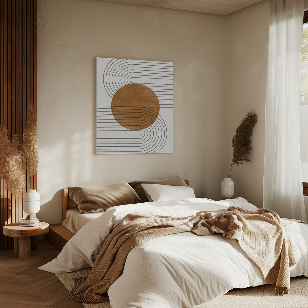Curved Echoes | Canvas