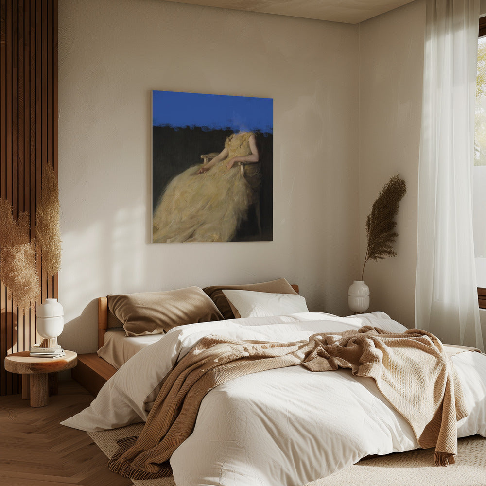 Melancholy Mood - Mix Art Media | Canvas