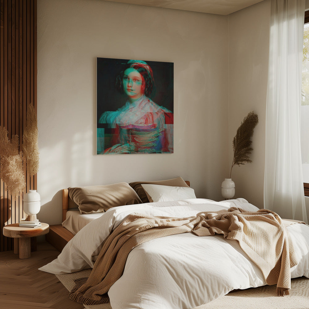 Glitched Portrait of Woman | Canvas