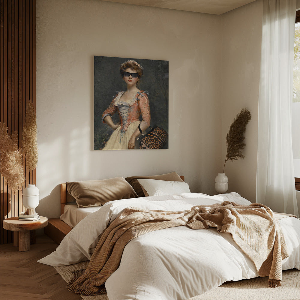 Vintage Chic Girl | Canvas