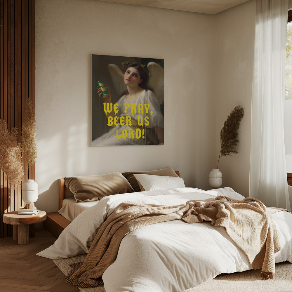 We Pray Beer Us Lord | Canvas