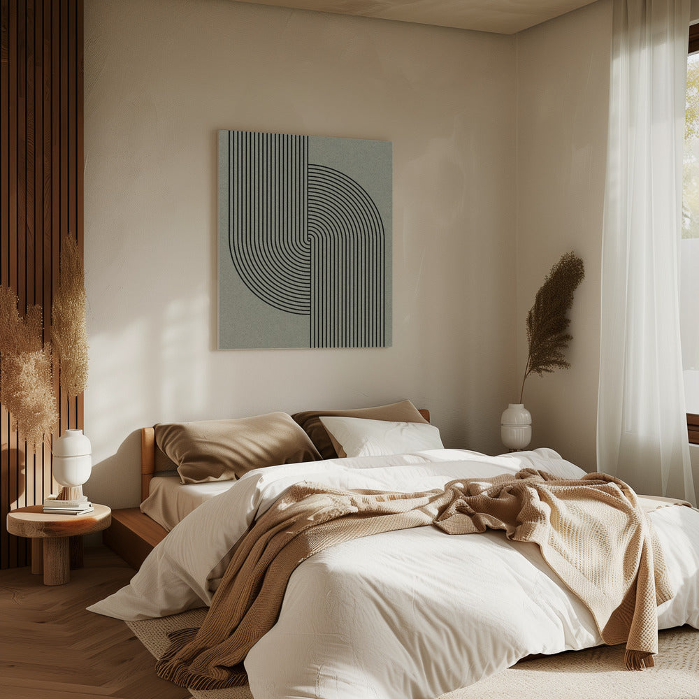 Curved Symmetry | Canvas